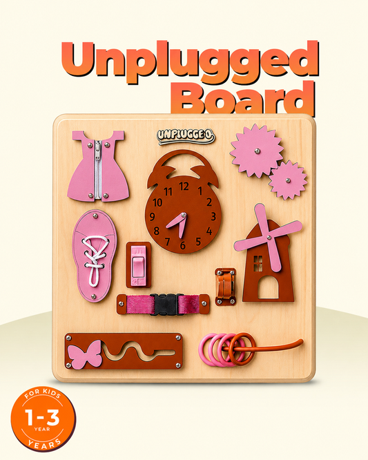 Montessori Busy Board for Toddlers
